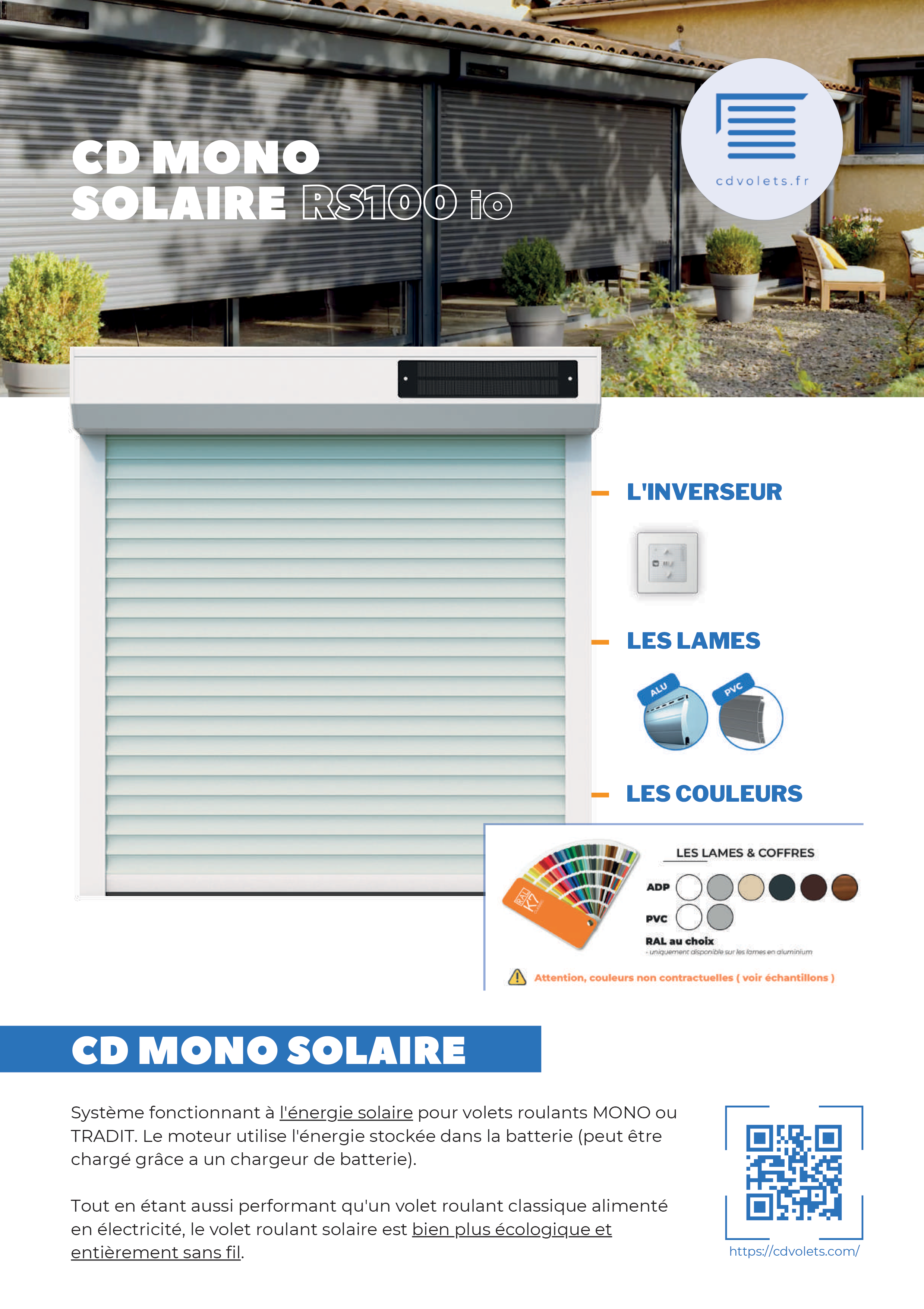 Monobloc solaire